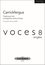 Carrickfergus SATB choral sheet music cover Thumbnail
